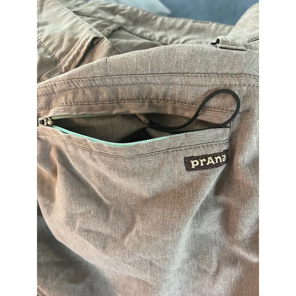 Prana‎ Meritt Hybrid Hiking Shorts Mens 28 Heather Grey Brown Stretch Outdoor